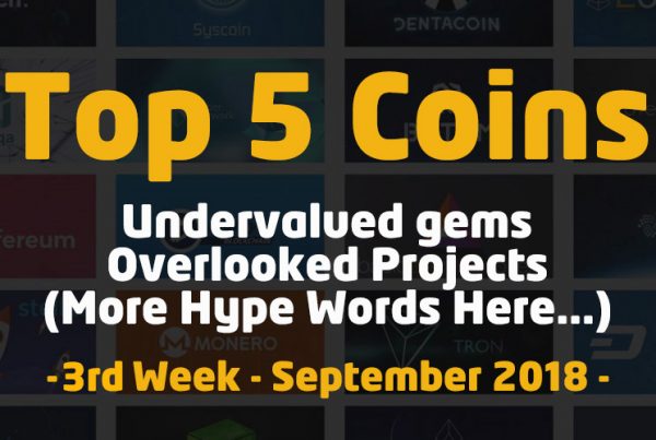 Top 5 Coins September 3rd Week