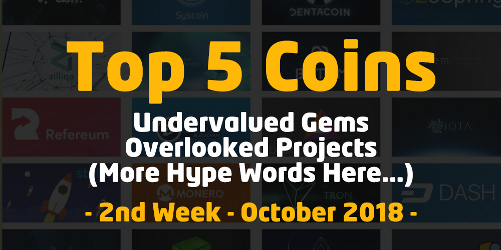 Top 5 Coins October 2nd Week