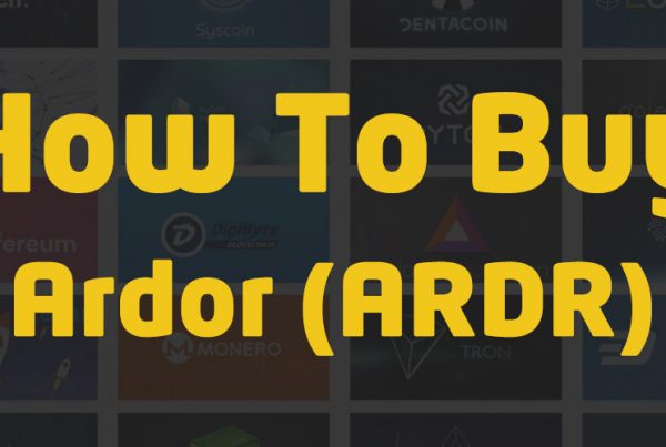 how to buy ardor ardr crypto