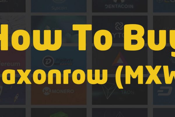 how to buy maxonrow mxw crypto