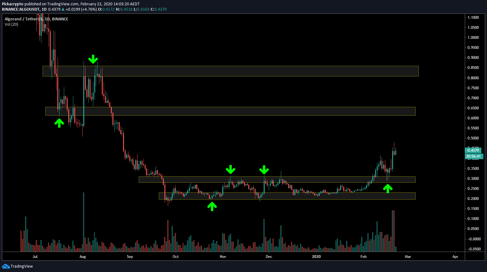 Algorand ALGO Price Prediction 2020 Technical Analysis