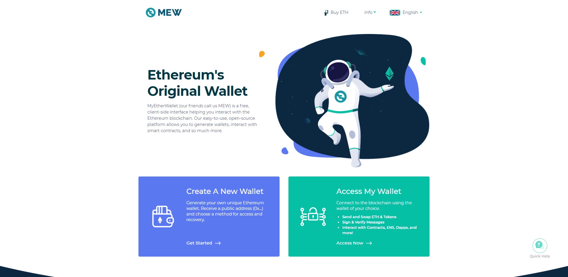 MyEtherWallet Website