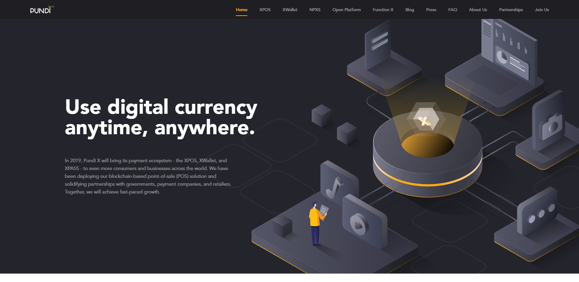 Pundi X NPXS Website