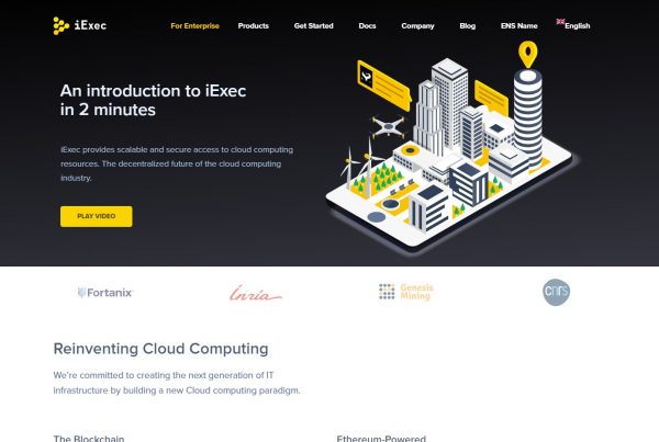 iExec RLC Website