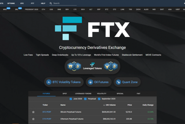FTX Options Bitcoin Signup
