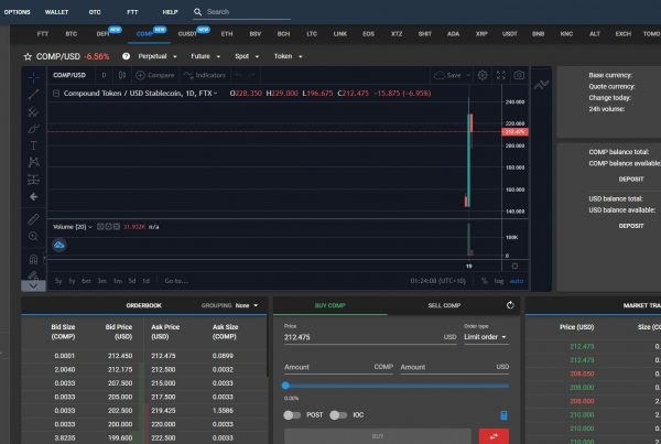 How To Buy Compound COMP Tokens FTX