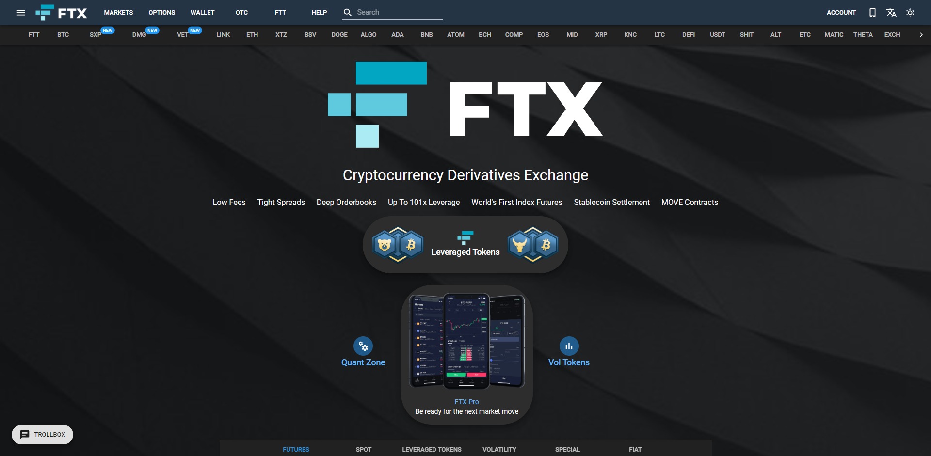 FTX Exchange Long Short
