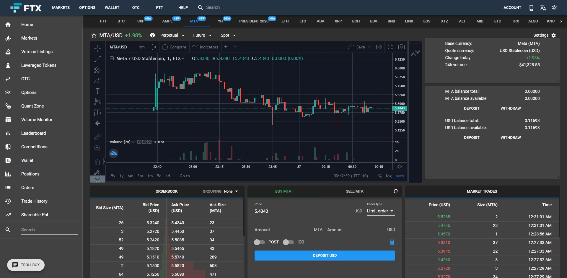 Mta crypto new coins today