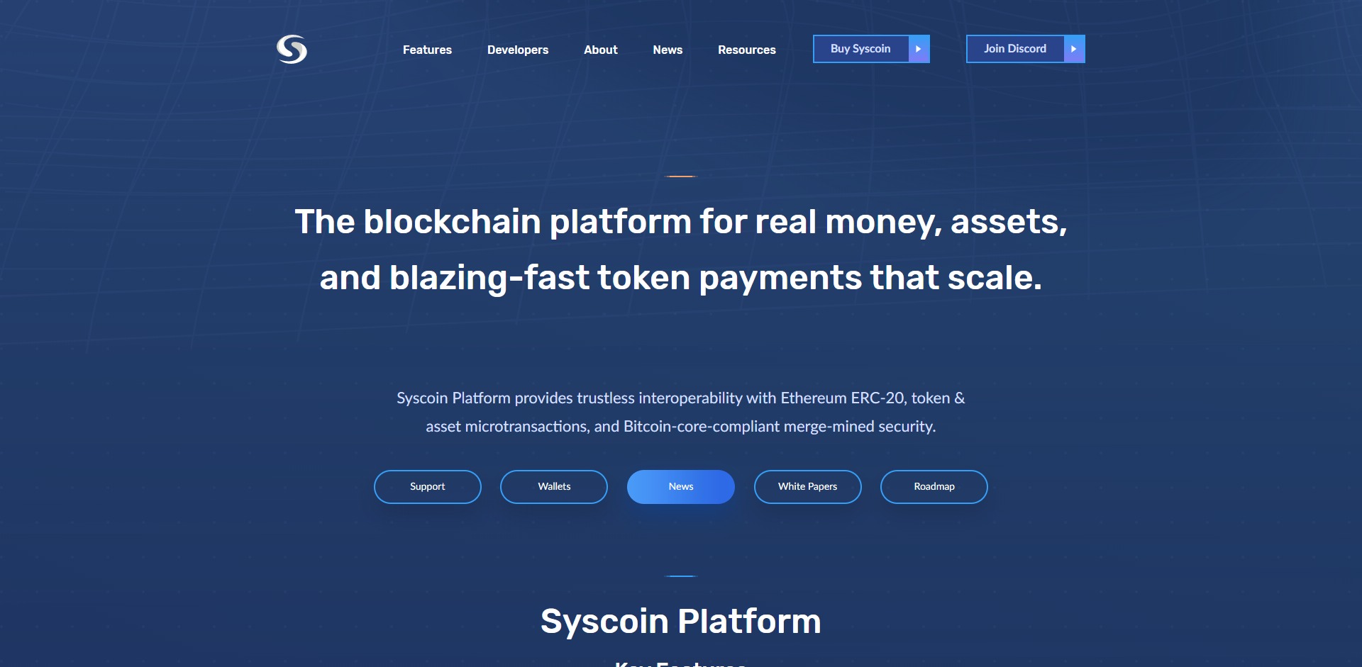 Syscoin SYS Price Prediction Website