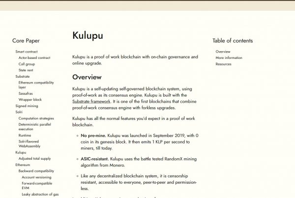 Kulupu KLP Price Prediction Website