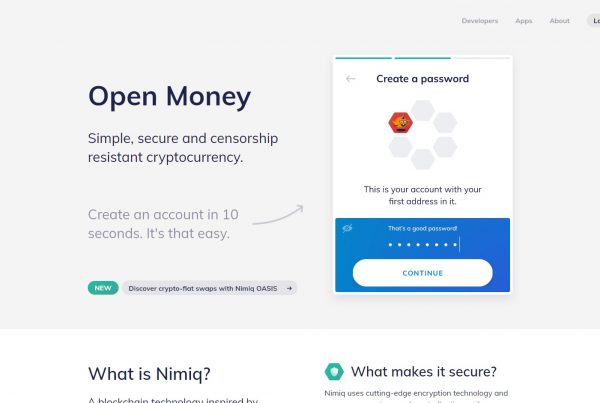 Nimiq NIM Price Prediction Website