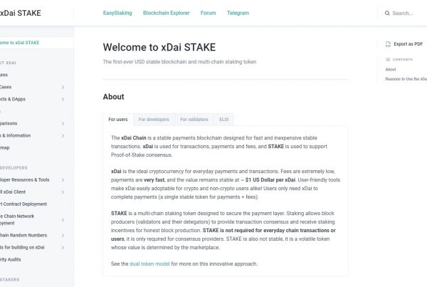 xDAI STAKE Price Prediction Website