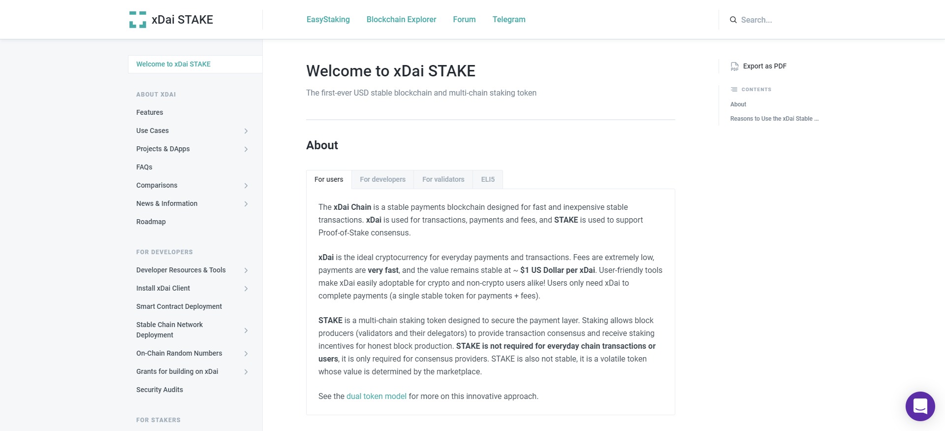 xDAI STAKE Price Prediction Website