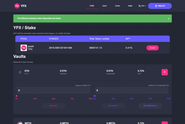 DFY Money YFII Wallet