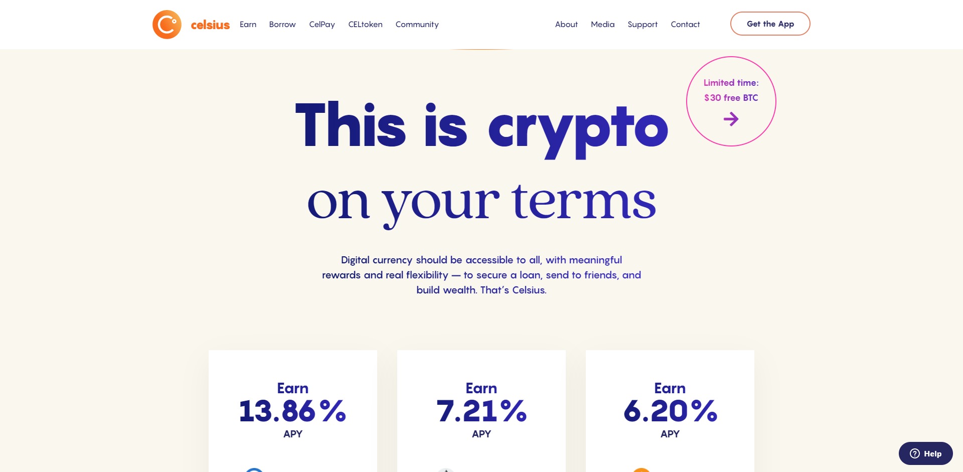 Celsius Network CEL Price Prediction Website