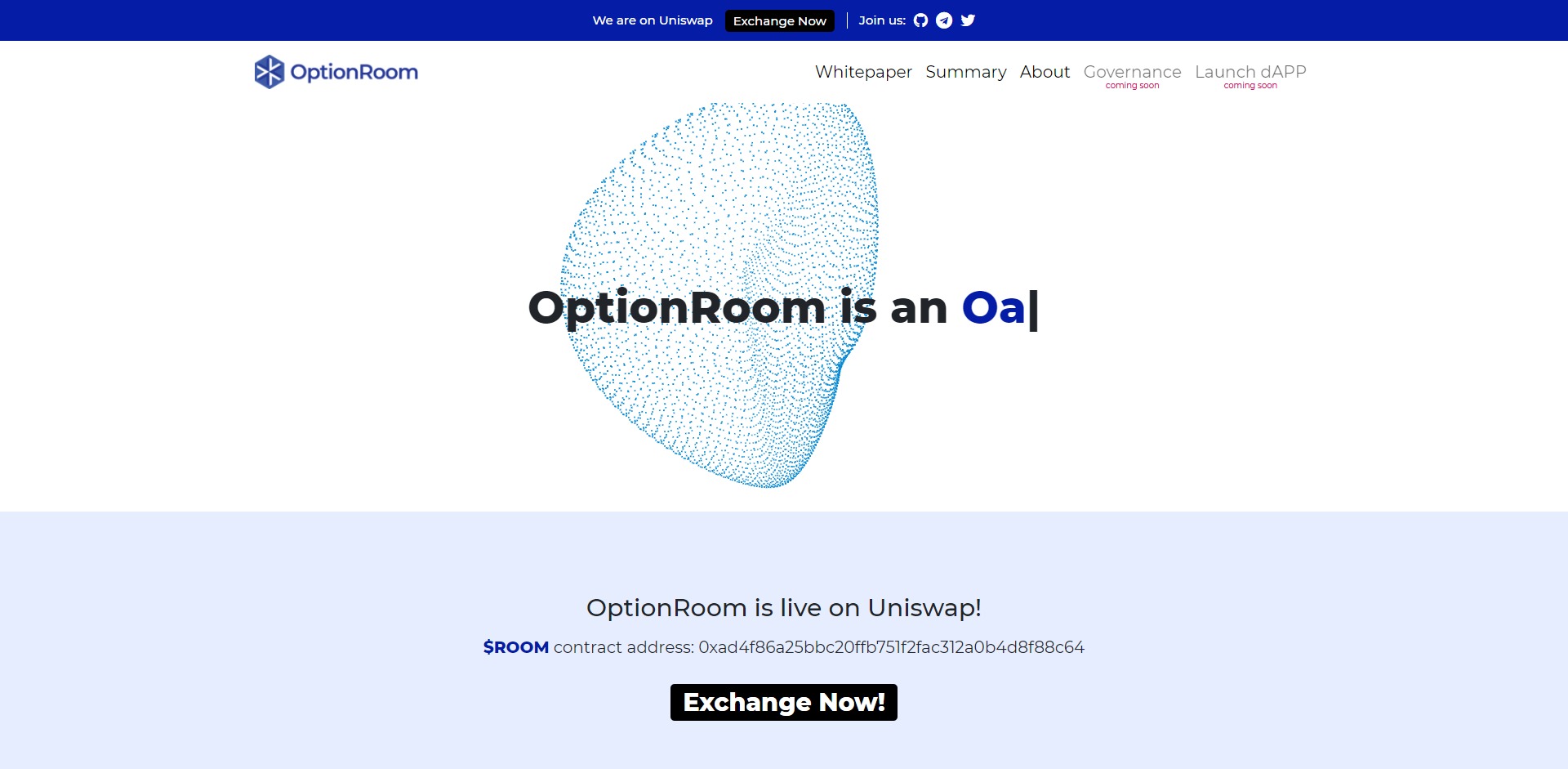 OptionRoom ROOM Price Prediction Website