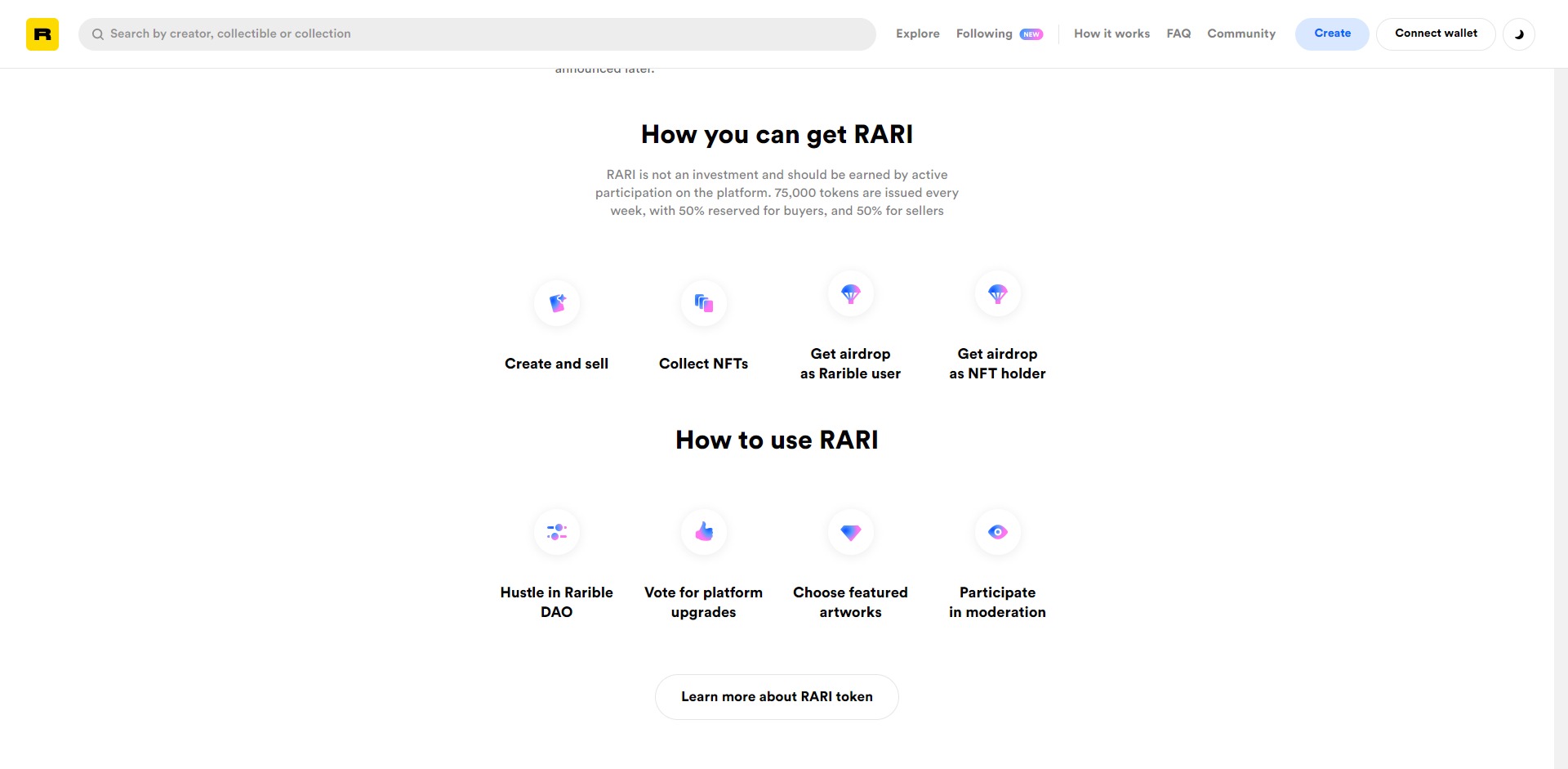 Rarible RARI Price Prediction Fundamentals