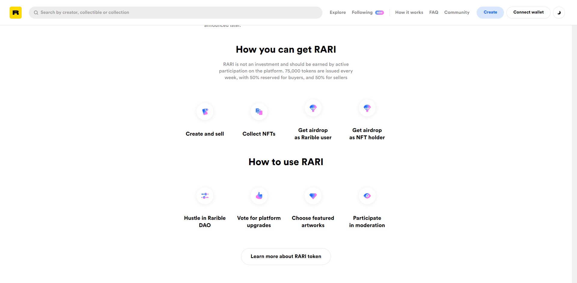 Rarible RARI Price Prediction Fundamentals