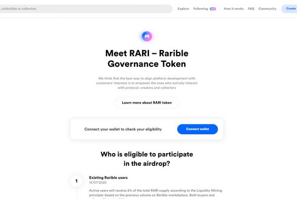 Rarible RARI Price Prediction Website