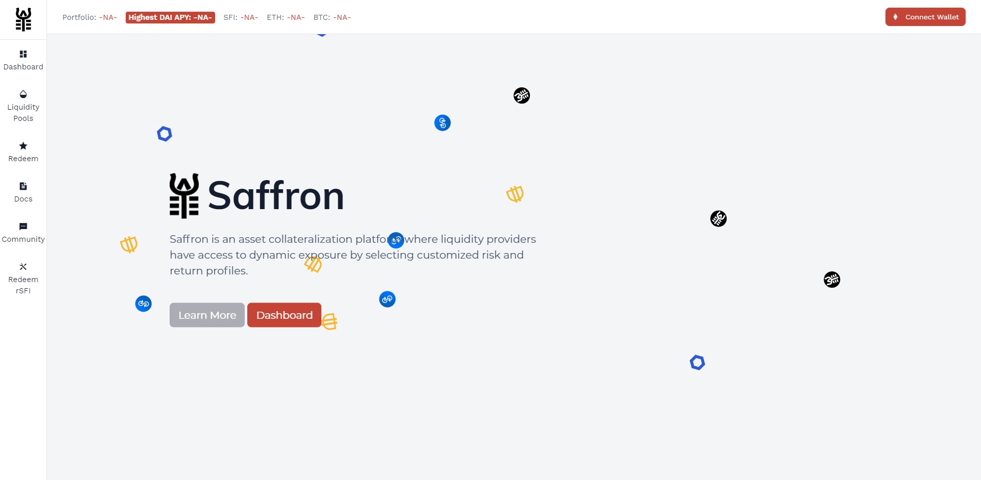 Saffron Finance SFI Price Prediction Website