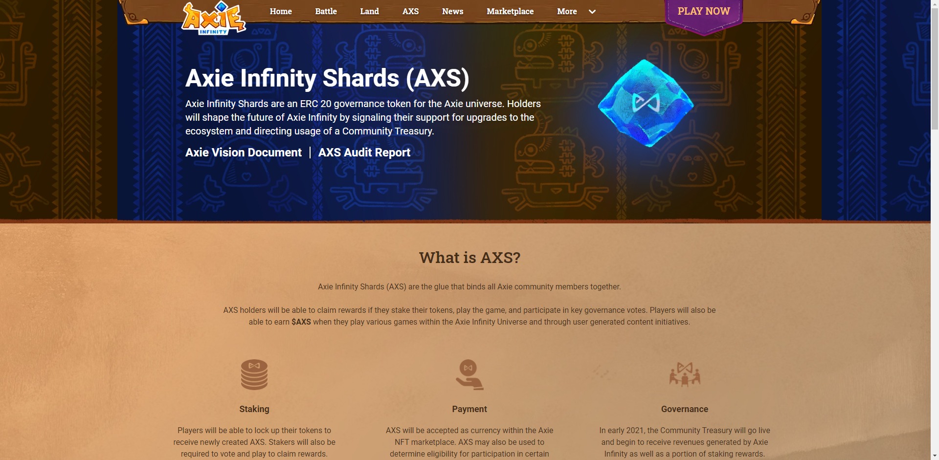 Axie Infinity AXS Price Prediction Fundamentals