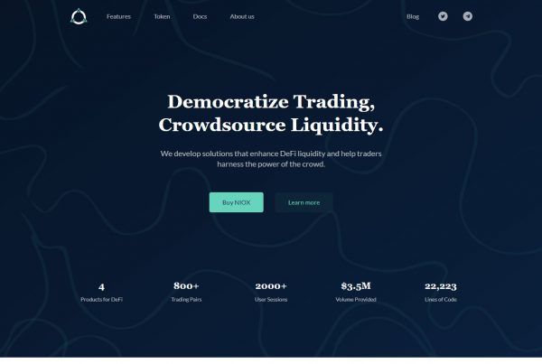 Autonio NIOX Price Prediction Website