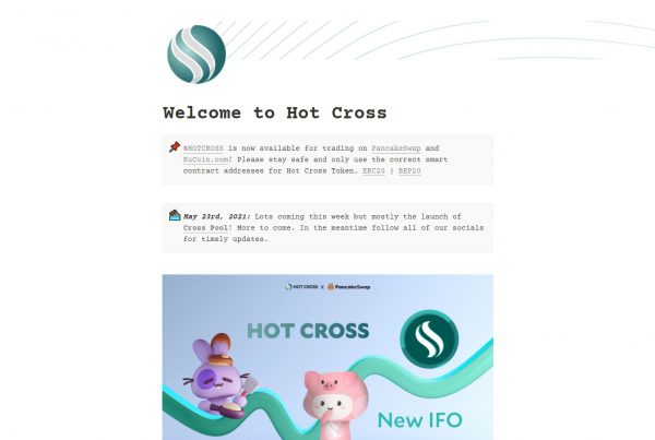 Hot Cross HOTCROSS Price Prediction Website
