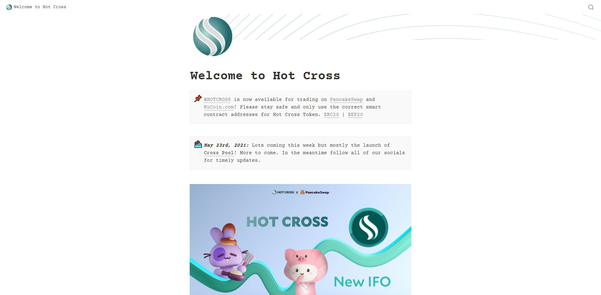 Hot Cross HOTCROSS Price Prediction Website