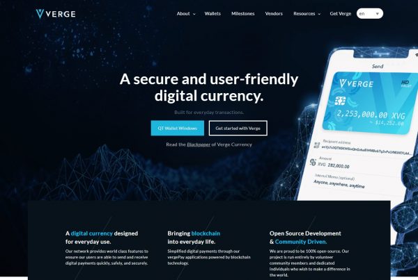 Verge XVG Price Prediction Website
