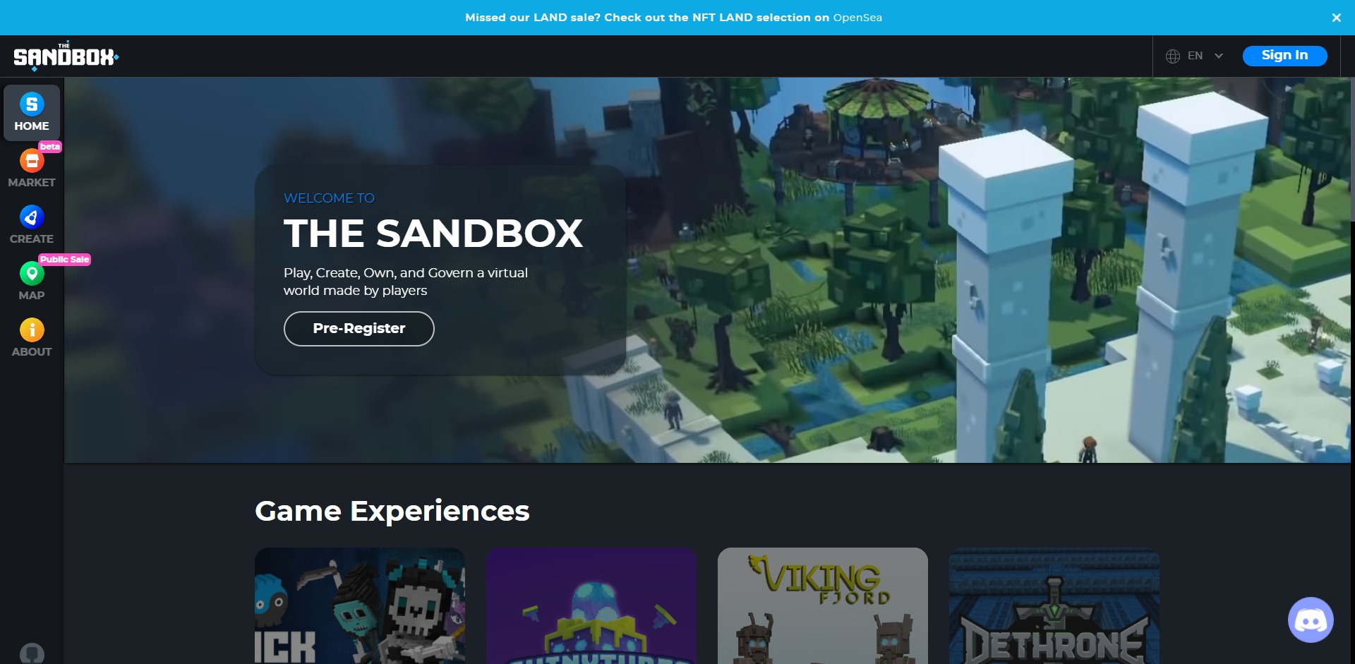 The Sandbox SAND Price Prediction Website