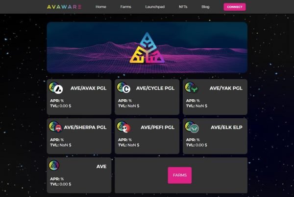 Avaware AVE Price Prediction Website