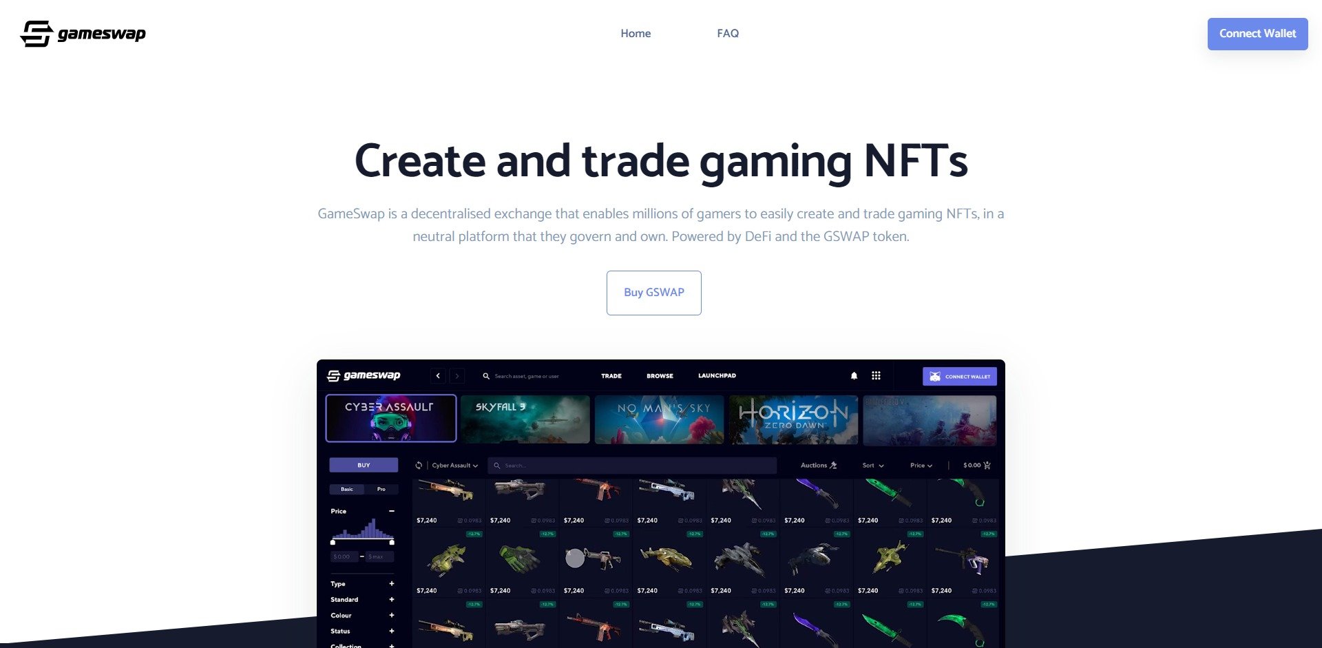 Gameswap GSWAP Price Prediction Website