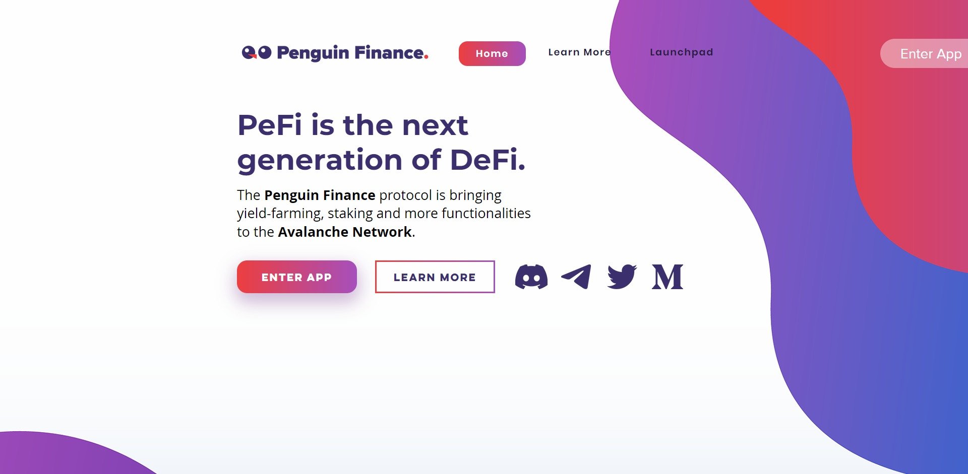 Penguin Finance PEFI Price Prediction Website