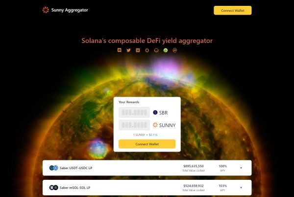 Sunny Aggregator SUNNY Price Prediction Website