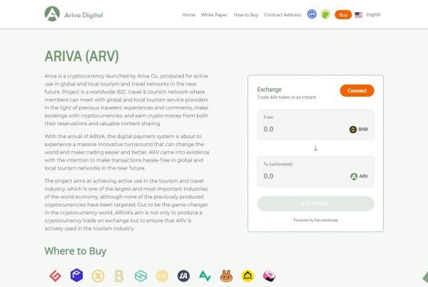 Ariva ARV Price Prediction Website