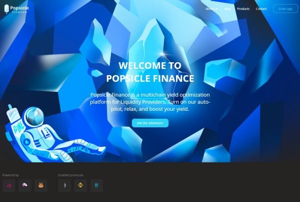 Popsicle Finance ICE Price Prediction Website