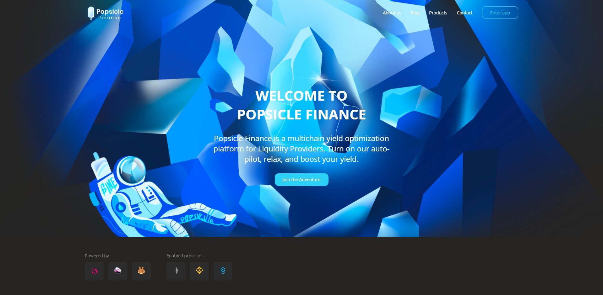 Popsicle Finance ICE Price Prediction Website