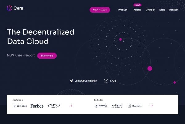 Cere Network CERE Price Prediction Website