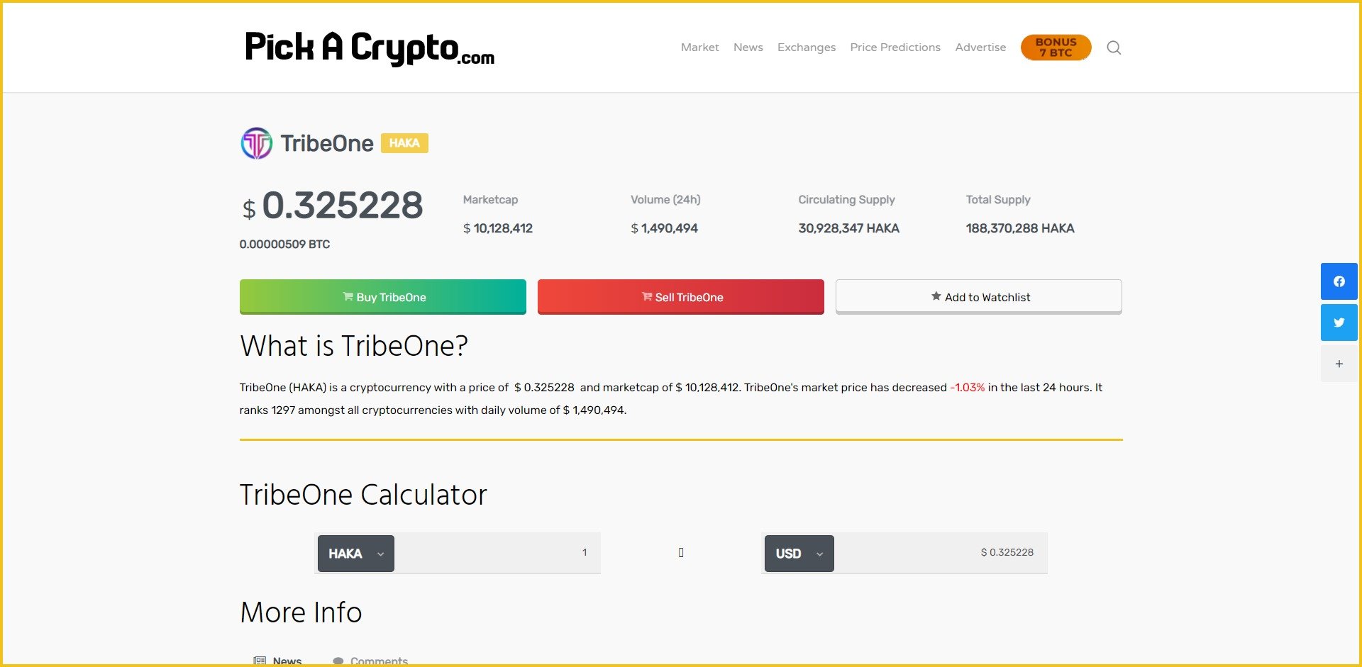 TribeOne HAKA Price Prediction Market
