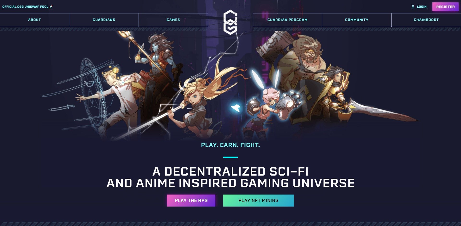 Chain Guardians CGG Price Prediction Website