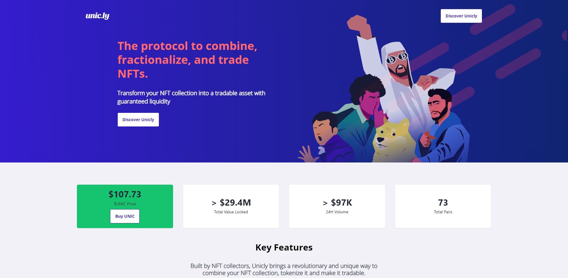 Unicly UNIC Price Prediction Website