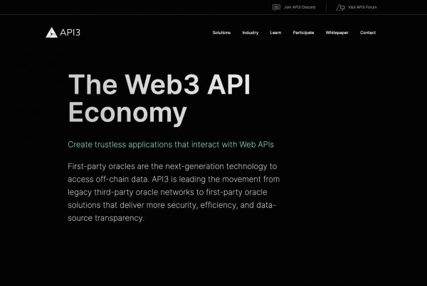 API3 Price Prediction Website