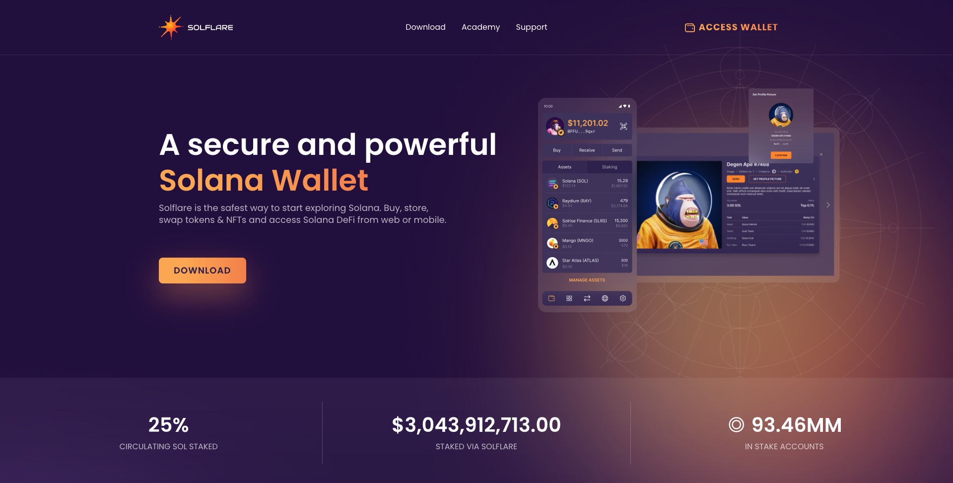 Solflare Crypto Wallet